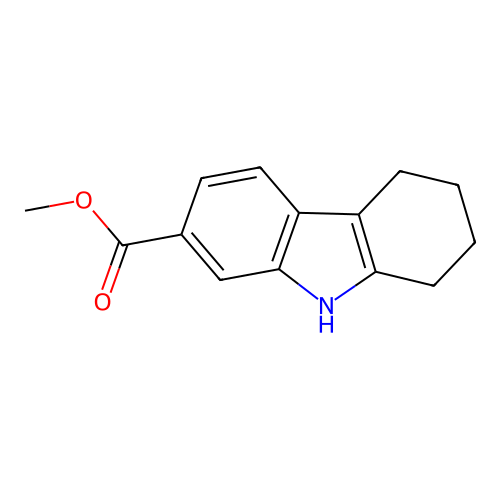 methyl 2,3,4,9-tetrahydro-1H-carbazole-7-carboxylate structure