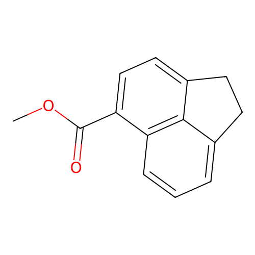 Methyl 1,2-dihydroacenaphthylene-5-carboxylate structure