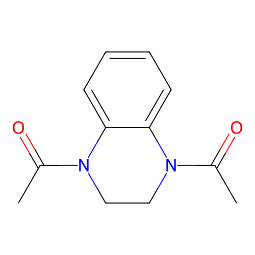 1-(4-Acetyl-2,3-dihydroquinoxalin-1-yl)ethanone structure
