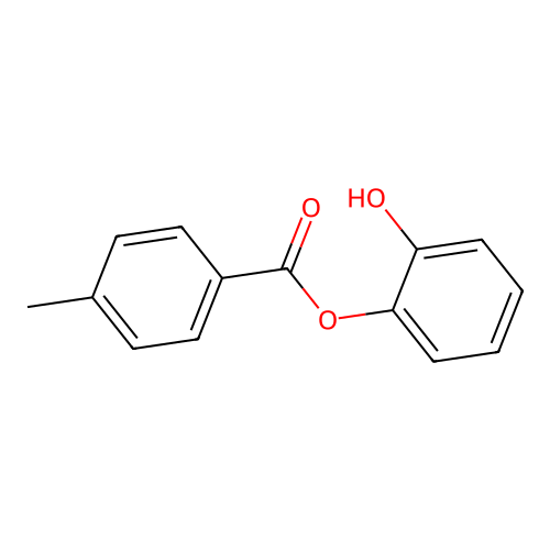 2-Hydroxyphenyl 4-methylbenzoate structure