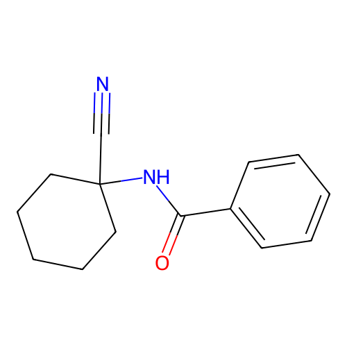 N-(1-cyanocyclohexyl)benzamide structure