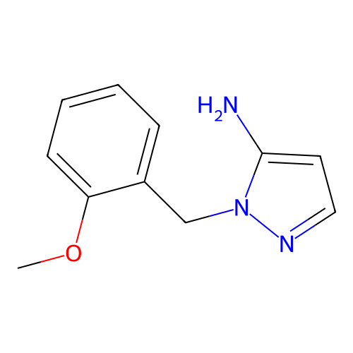 1-(2-Methoxybenzyl)-1H-pyrazol-5-amine structure