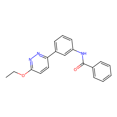 N-(3-(6-ethoxypyridazin-3-yl)phenyl)benzamide structure