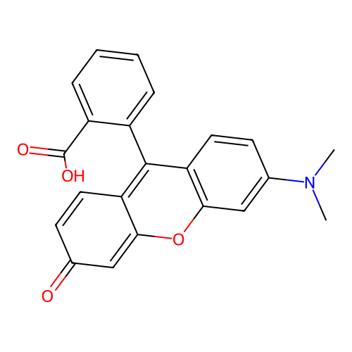 2-(6-(Dimethylamino)-3-oxo-3H-xanthen-9-yl)benzoic acid structure