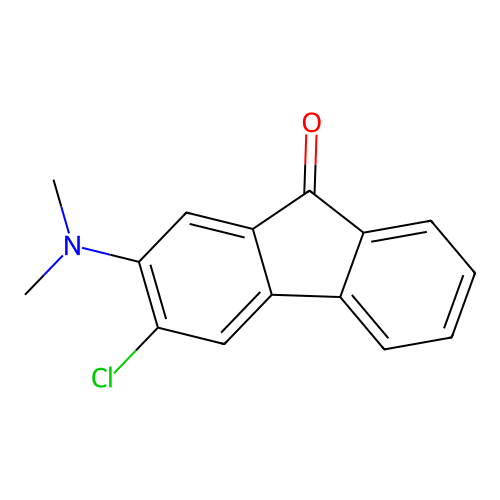 3-Chloro-2-(dimethylamino)-9h-fluoren-9-one structure