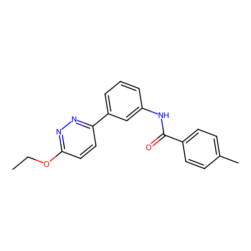 N-[3-(6-ethoxypyridazin-3-yl)phenyl]-4-methylbenzamide structure