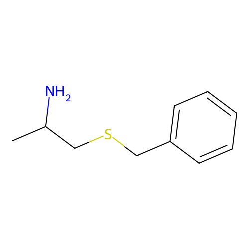 1-Benzylsulfanylpropan-2-amine structure