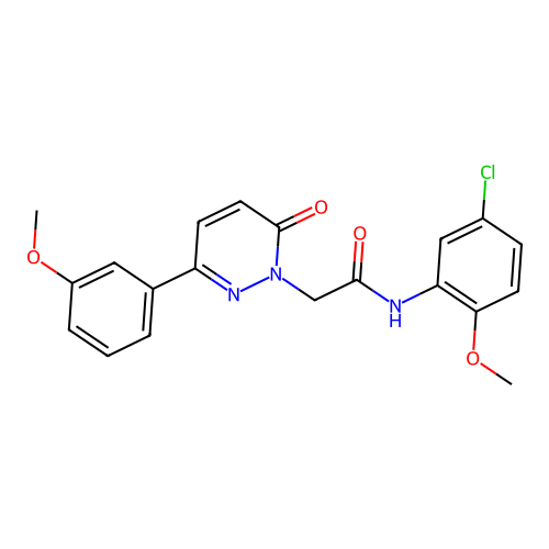 N-(5-chloro-2-methoxyphenyl)-2-(3-(3-methoxyphenyl)-6-oxopyridazin-1(6H)-yl)acetamide structure