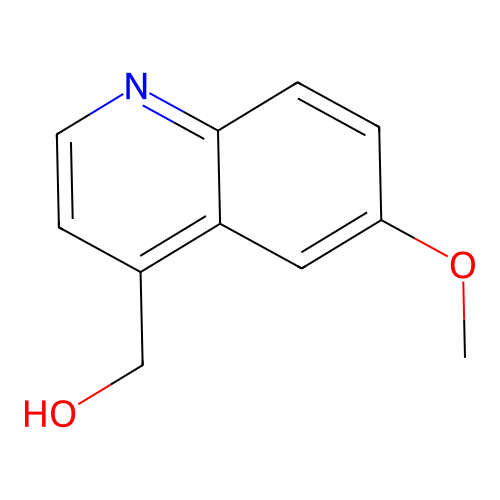 4-Hydroxymethyl-6-methoxyquinoline structure