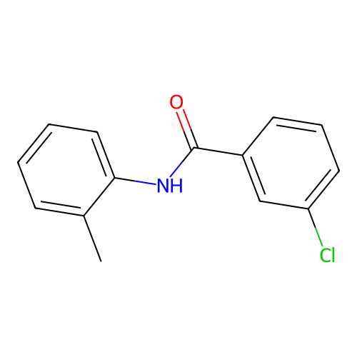 3-chloro-N-(2-methylphenyl)benzamide structure