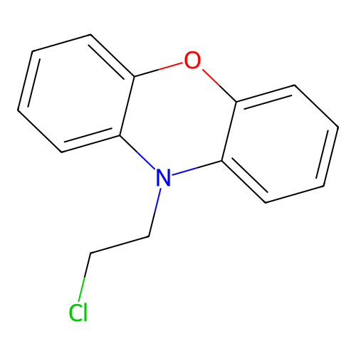 10-(2-Chloroethyl)phenoxazine structure