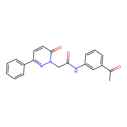 N-(3-acetylphenyl)-2-(6-oxo-3-phenylpyridazin-1(6H)-yl)acetamide structure
