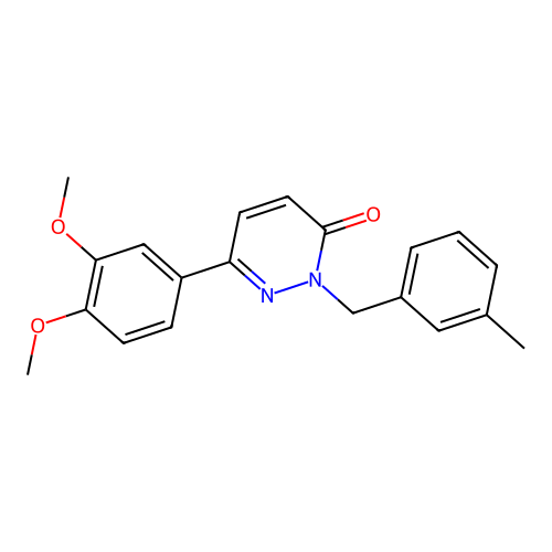 6-(3,4-dimethoxyphenyl)-2-(3-methylbenzyl)pyridazin-3(2H)-one structure