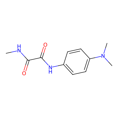 N1-(4-(dimethylamino)phenyl)-N2-methyloxalamide structure