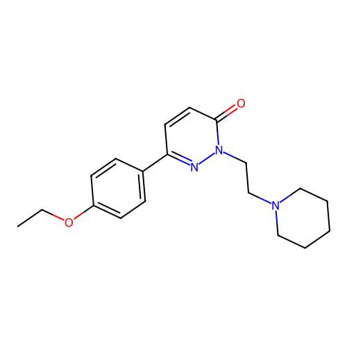 6-(4-Ethoxyphenyl)-2-(2-piperidin-1-ylethyl)pyridazin-3-one structure