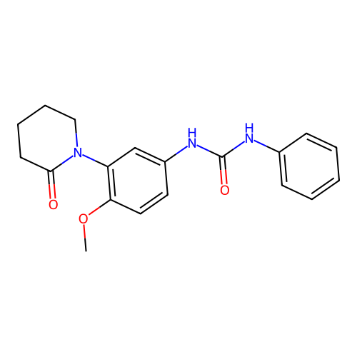 1-(4-Methoxy-3-(2-oxopiperidin-1-yl)phenyl)-3-phenylurea structure