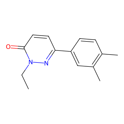 6-(3,4-Dimethylphenyl)-2-ethylpyridazin-3-one structure