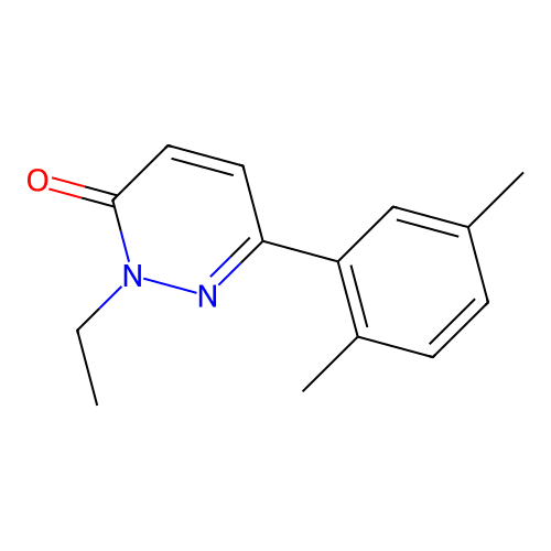6-(2,5-Dimethylphenyl)-2-ethylpyridazin-3-one structure