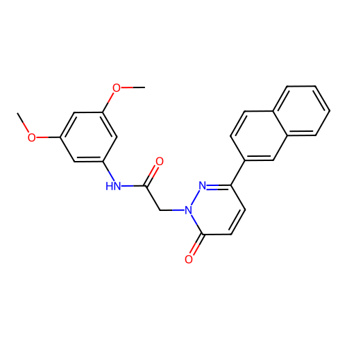 N-(3,5-dimethoxyphenyl)-2-(3-(naphthalen-2-yl)-6-oxopyridazin-1(6H)-yl)acetamide structure