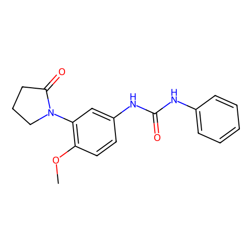 1-(4-Methoxy-3-(2-oxopyrrolidin-1-yl)phenyl)-3-phenylurea structure