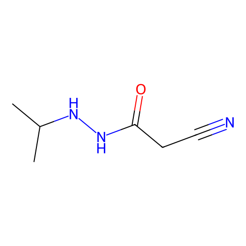 2-cyano-N'-propan-2-ylacetohydrazide structure