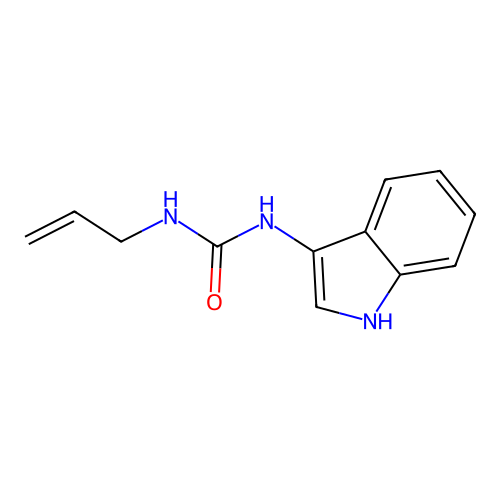 1-allyl-3-(1H-indol-3-yl)urea structure