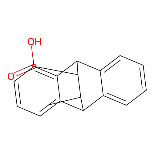 12-Methyl-9,10-dihydro-9,10-ethanoanthracene-11-carboxylic acid structure