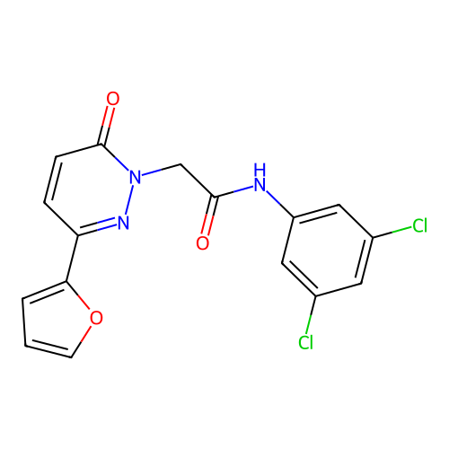 N-(3,5-dichlorophenyl)-2-(3-(furan-2-yl)-6-oxopyridazin-1(6H)-yl)acetamide structure