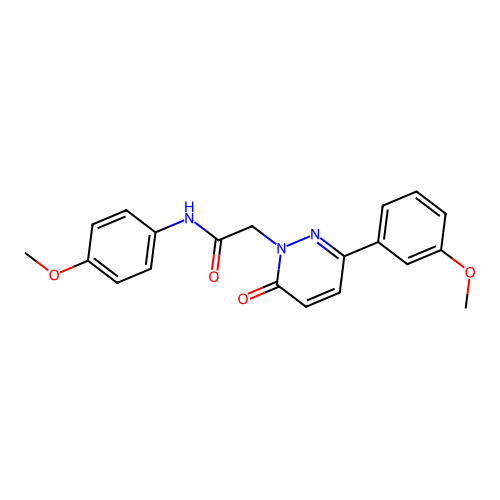N-(4-methoxyphenyl)-2-(3-(3-methoxyphenyl)-6-oxopyridazin-1(6H)-yl)acetamide structure