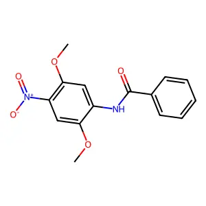 2',5'-Dimethoxy-4'-nitrobenzanilide structure