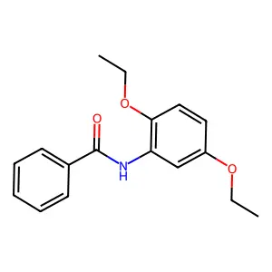 2',5'-Diethoxybenzanilide structure