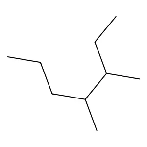 3,4-Dimethylheptane structure
