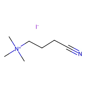 (3-氰丙基)三甲基碘化铵 structure