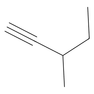 3-Methyl-1-pentyne structure