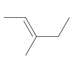 3-Methyl-2-pentene structure