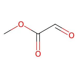 Acetic acid, 2-oxo-, methyl ester structure