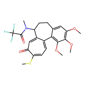 N-(Trifluoroacetyl)thiodemecolcine structure