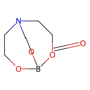 2,9,10-Trioxa-6-aza-1-borabicyclo(4.3.3)dodecan-3-one structure