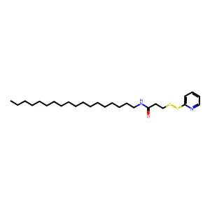 N-(3-(2-吡啶基二硫代)丙酰基)硬脂酰胺 structure