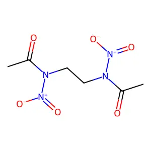 Acetamide, N,N'-ethylenebis(N-nitro- structure