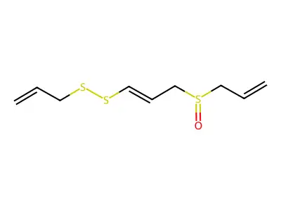 4,5,9-三硫杂十二碳-1,6,11-三烯9-氧化物 structure