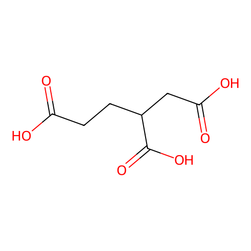 1,2,4-Butanetricarboxylic acid structure