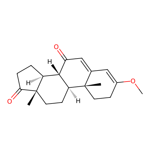 3-Methoxy-androsta-3,5-diene-7,17-dione structure