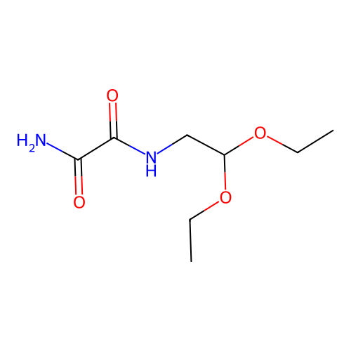 N1-(2,2-diethoxyethyl)ethanediamide structure