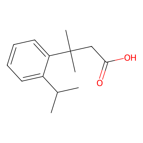 3-甲基-3-[2-(异丙基)苯基]丁酸 structure