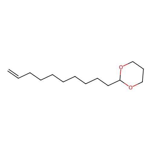 2-(Dec-9-en-1-yl)-1,3-dioxane structure