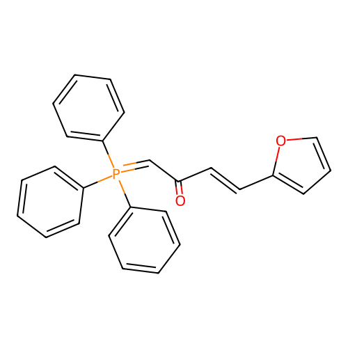 3-Buten-2-one, 4-(2-furanyl)-1-(triphenylphosphoranylidene)-, (3E)- structure