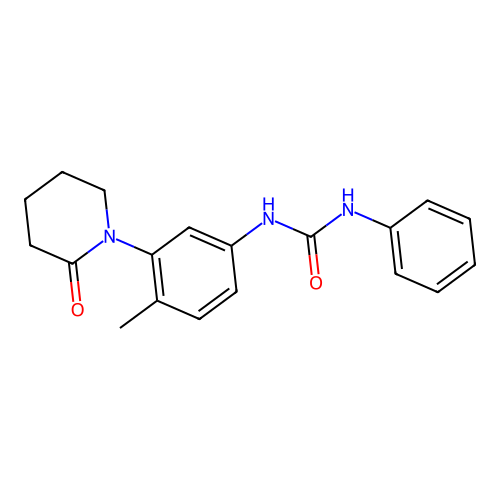 1-(4-Methyl-3-(2-oxopiperidin-1-yl)phenyl)-3-phenylurea structure