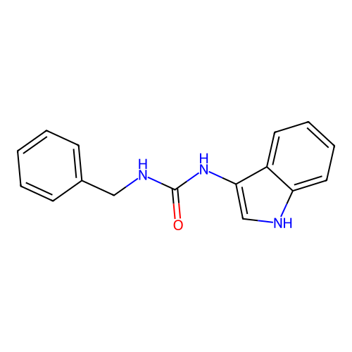 1-benzyl-3-(1H-indol-3-yl)urea structure