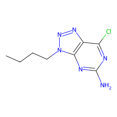 3-丁基-7-氯三唑并[4,5-d]嘧啶-5-胺 structure